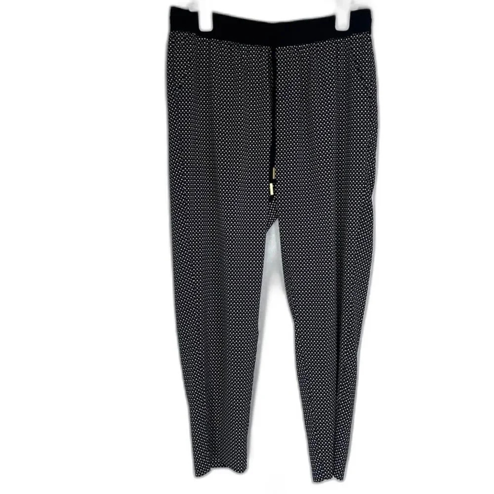 Daisy Fuentes Drawstring Pull On Straight Leg Casual‎ Pants Size Large